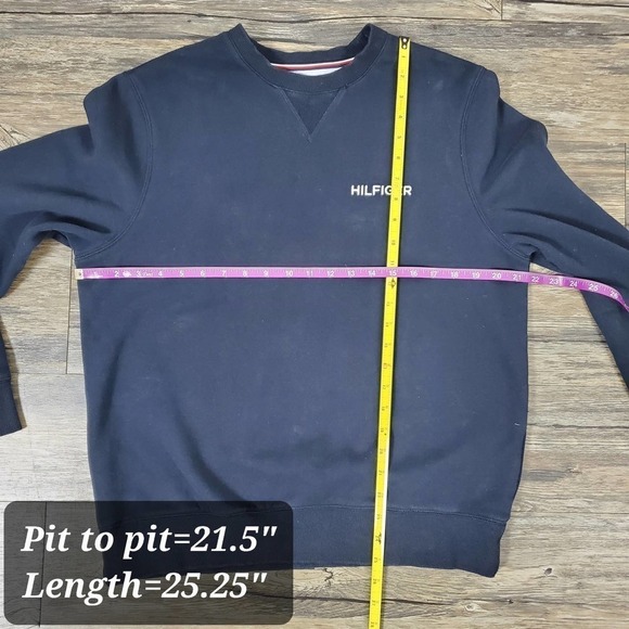 Tommy Hilfiger Blue Red Long Sleeves Pullover Lounge Sweater Lot of 3 - Picture 4 of 15